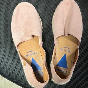 Verebena Women's Pink Suede Espadrilles